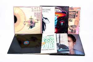 Eight Rock and Pop vinyl records
