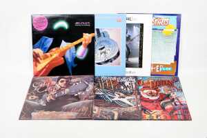 Seven Dire Straits and Gerry Rafferty vinyl records