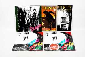 Five U.K. and Australian Punk Rock vinyl records