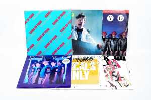 Six Punk, Rock and New Wave vinyl records