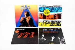 Four Police vinyl records