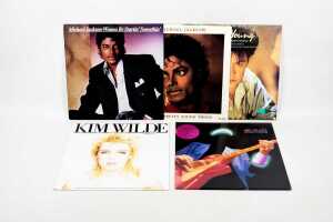 Five '80s vinyl records