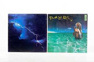 Six Rock vinyl records - 3