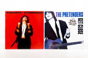 Six Rock vinyl records - 4