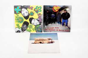 Seven Hip Hop and Electronic vinyl records - 2
