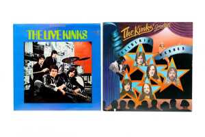 Five Kinks vinyl records, four U.S. pressings - 3