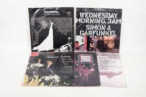 Five Taiwanese pressed vinyl records