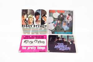 Four 45rpm 7" EPs with original picture sleeves