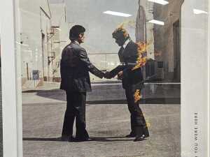 Framed Pink Floyd 'Wish You Were Here' poster - 2