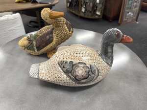 Two decorative duck figures - 2