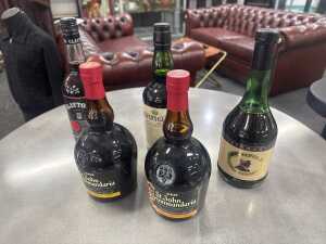 Four bottles of port and a Clayton's mixer - 3