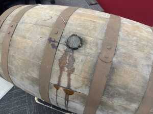 Brown Brothers barrel full of muscat port - volume approximately 250 Litres - (very heavy) - 2