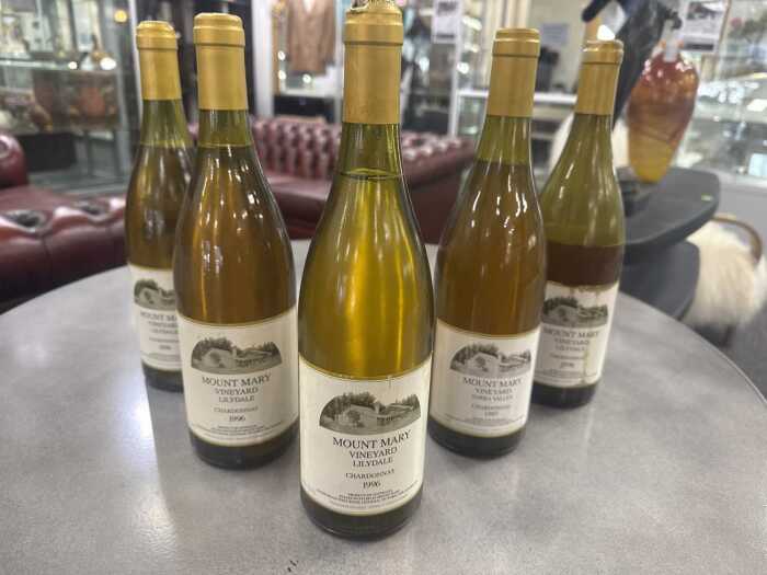 Mount Mary Chardonnay, five bottles