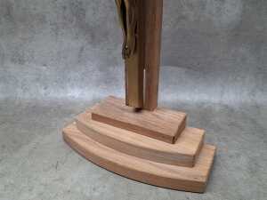 Two standing timber and metal crucifixes - 3