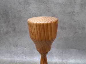 Two turned timber hat blocks - 5