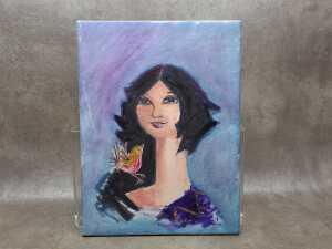 Karen Armstrong, portraits (4). Four acrylic paintings on canvas - 4