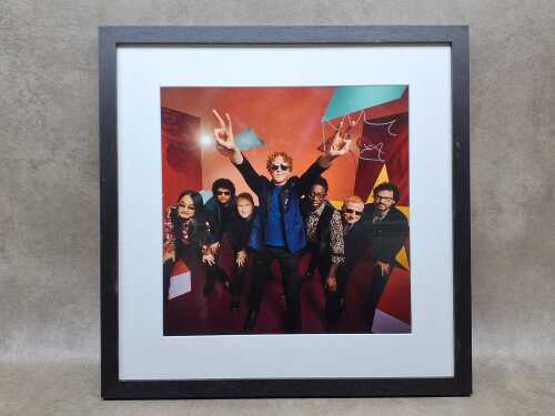 Simply Red framed art card