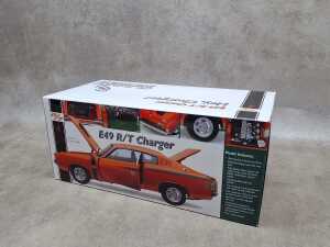 Classic Carlectables Hey Charger! E49 R/T Charger in orange model car - 2