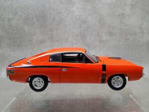 Classic Carlectables Hey Charger! E49 R/T Charger in orange model car - 3