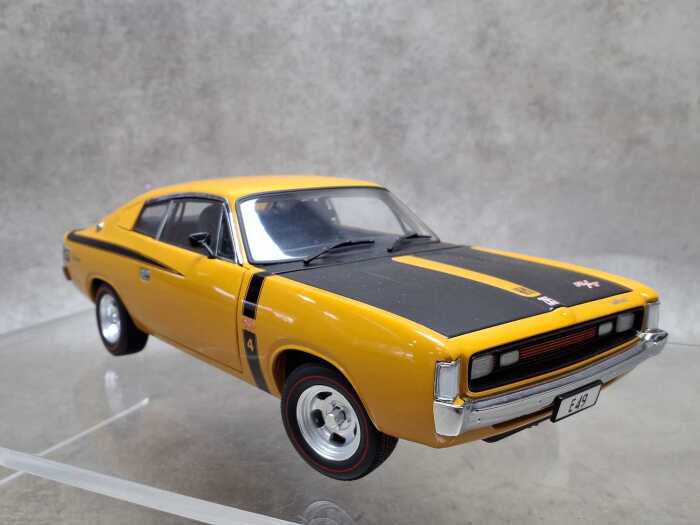 Classic Carlectables 1972 E49 R/T Charger in Hot Mustard