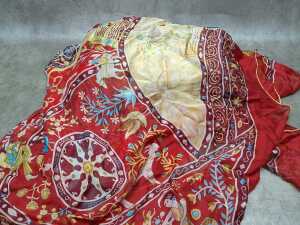 Group of designer-style scarves in assorted colours - 5