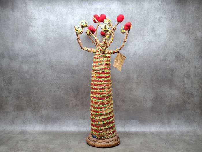 Handmade Kenyan baobab tree sculpture