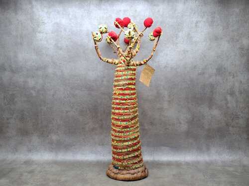 Handmade Kenyan baobab tree sculpture