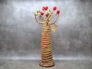 Handmade Kenyan baobab tree sculpture