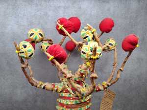 Handmade Kenyan baobab tree sculpture - 2