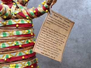 Handmade Kenyan baobab tree sculpture - 4