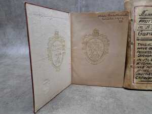 Four antique bound items - 2