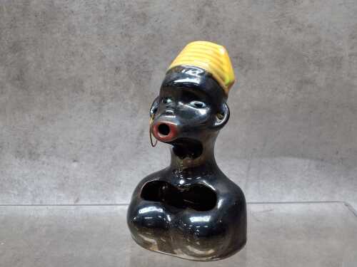 Vintage Barsony-style ceramic lustre ashtray