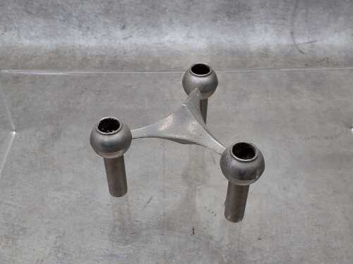 Vintage Fritz Nagel modular metal candle holder