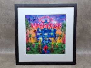 Tone and I 'Welcome to the Madhouse' famed art card