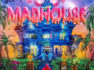 Tone and I 'Welcome to the Madhouse' famed art card - 2