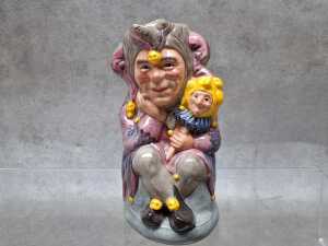 Three Royal Doulton and one H.J.Wood ceramic Jester toby jugs. - 4