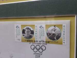 Framed Herb Elliott ' Australian Olympic Legends' - 4