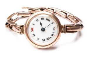 An antique watch in 9 carat yellow gold - 2