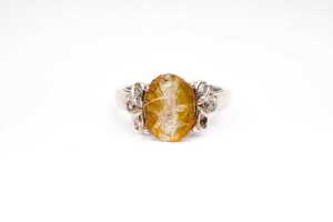 A diamond ring setting in 9 carat white gold - 2
