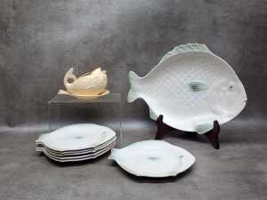 Shorter and Son fish service with sauceboat