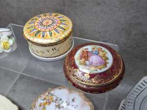 Porcelain pin dishes and trinket boxes - 3