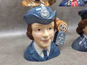 Collection of four Royal Doulton character jugs - 4