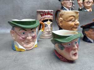 Collection of Toby and character jugs - 2