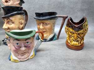 Collection of Toby and character jugs - 3