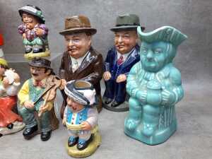 Collection of Toby and character jugs - 3