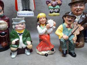 Collection of Toby and character jugs - 4