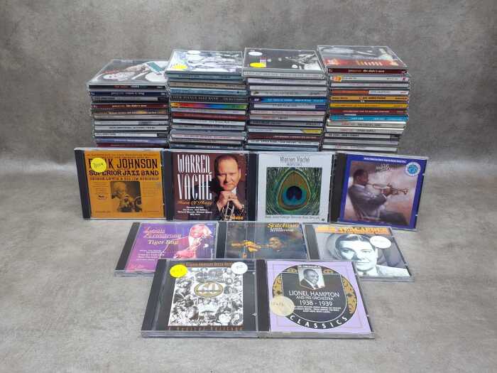 Jazz CDs, including Concord, Riverside and Ultra-Lounge