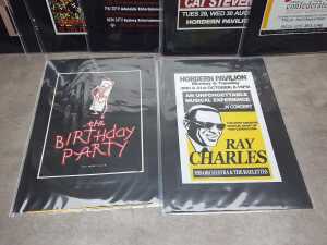 Collection of music-related reproduction posters - 2