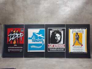 Collection of music-related reproduction posters - 3