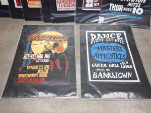 Collection of music-related reproduction posters - 2